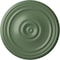 Ekena Millwork Reece Ceiling Medallion (Fits Canopies up to 6 3/4"), Hand-Painted Athenian Green, 21"OD x 1 1/4"P CM21REAGF - alternate 1